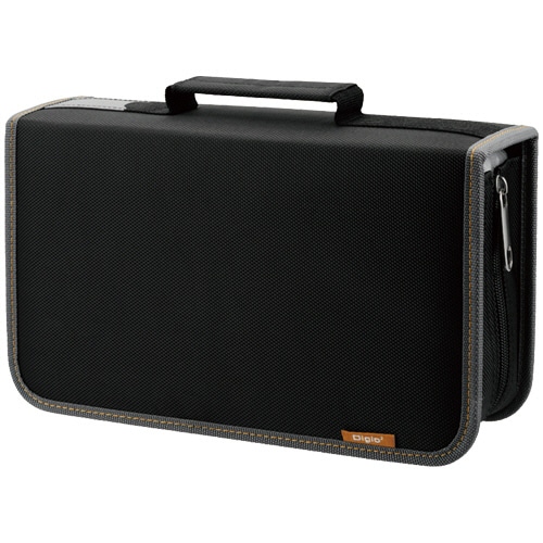 ナカバヤシ CD・DVDケース 120枚収納 ブラック CD-091-120-BK 1個