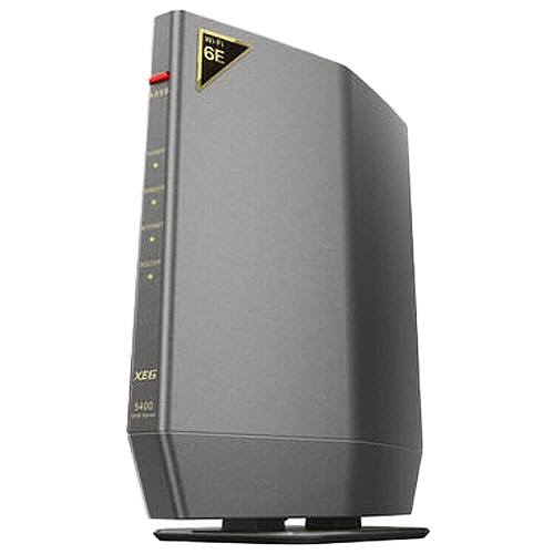 バッファロー　ＡｉｒＳｔａｔｉｏｎ　Ｗｉ－Ｆｉ６Ｅ対応トライバンドルーター　１１ａｘ／ａｃ／ｎ／ａ／ｇ／ｂ　２４０１＋２４０１＋５７３Ｍｂｐｓ　グレー　ＷＳＲ－