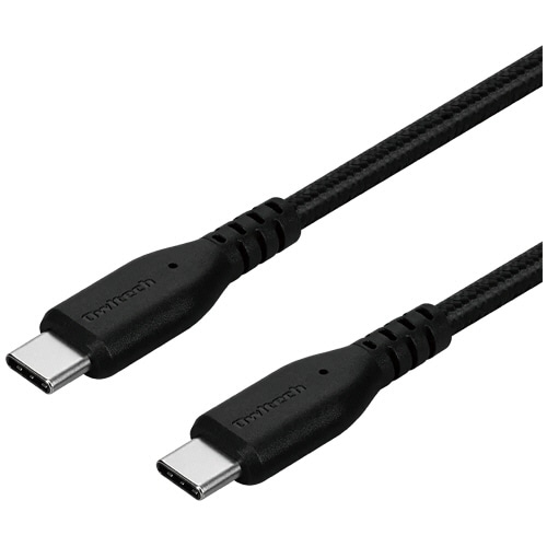 オウルテック やわらか超タフで断線に強い C to Cケーブル PD60W対応 ブラック 1m OWL-CBA4CC10-BK 1本