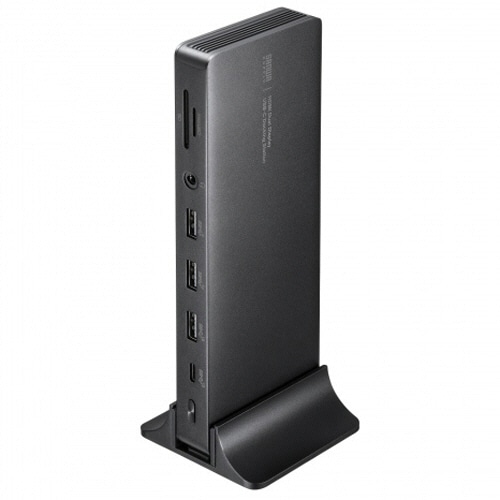 サンワサプライ ドッキングステーション(4K・HDMI×2画面出力・ACアダプタ付) USB-CVDK16 1台
