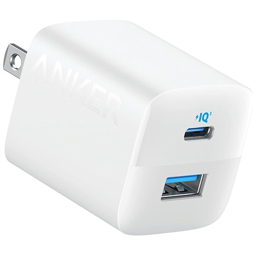 アンカージャパン　急速充電器　ＡＮＫＥＲ　３２３　Ｃｈａｒｇｅｒ（３３Ｗ）　ＰＤ対応　ホワイト　Ａ２３３１Ｎ２１　１個