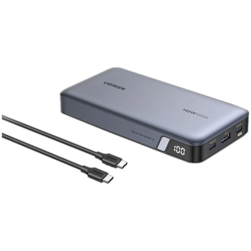 ユーグリーン 大容量急速充電モバイルバッテリー 25000mAh 90597A 1個