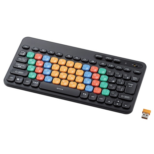 エレコム はじめてのキーボード KEY PALETTO(無線) ブラック TK-FS10DMKBK 1台