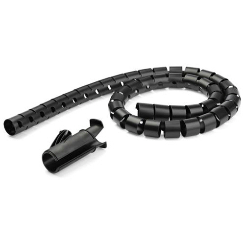 ＳｔａｒＴｅｃｈ．ｃｏｍ　ケーブルまとめ　スパイラルチューブ　直径４５ｍｍ　長さ２．５ｍ　ケーブル挿入具付属　ブラック　ＣＭＳＣＯＩＬＥＤ４　１本