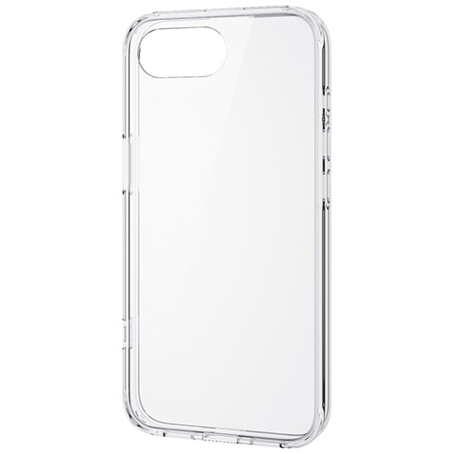 エレコム　ｉＰｈｏｎｅ　１６ｅ　ハイブリッドガラスケース　スタンダード　メタルステッカー付　クリア　ＰＭ－Ａ２５ＳＨＶＣＧ１ＣＲ　１個