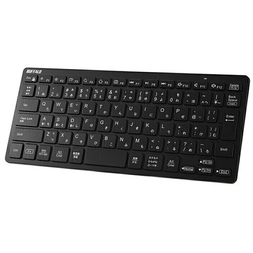 バッファロー　Ｂｌｕｅｔｏｏｔｈ５．０対応　ミニキーボード　日本語配列　ブラック　ＢＳＫＢＢ３４０ＢＫ　１台