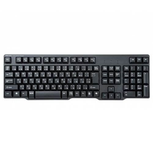 サンワサプライ　２．４ＧＨｚワイヤレスキーボード　Ｃｏｐｉｌｏｔキー搭載（ＵＳＢ　Ａ接続）　テンキー付き　ブラック　ＳＫＢ－ＷＬ４０ＢＫ　１台