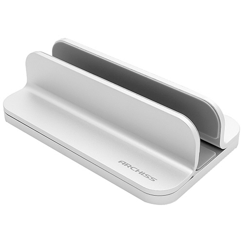 アーキス　ＵＰＲＩＧＨＴ－ＳＴＡＮＤ　ＢＹ　ＭＥ　２　ＳＩＮＧＬＥ　ノート・タブレットＰＣ縦置きスタンド　１台用　１０－１６型対応　シルバー　ＡＳ－ＵＲＢＭ２－