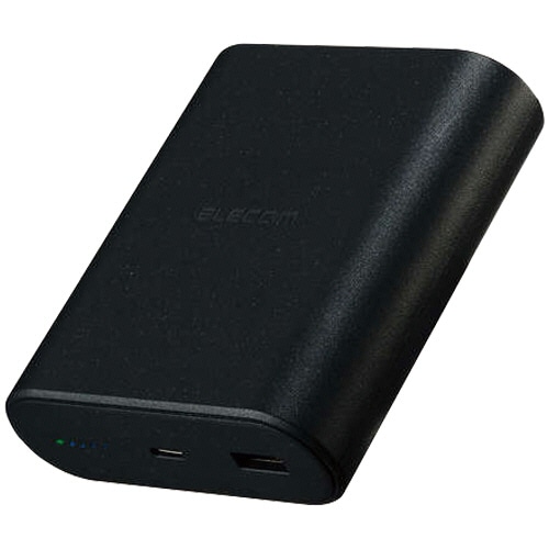 エレコム　ナトリウムイオン電池モバイルバッテリー　９０００ｍＡｈ　ブラック　ＤＥ－Ｃ５５Ｌ－９０００ＢＫ　１個