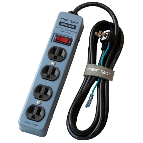 ファーゴ　スチールタップ　スリムタイプ　ＡＣ４個口　ブルー　２ｍ　ＣＴ４２０ＢＬ　１個