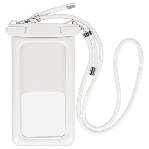 オウルテック　水に浮くスマホ用防水ケース　ＩＰ６８　エクリュ　ＯＷＬ－ＷＰＣＳＰ１０Ｒ－ＷＨ　１個