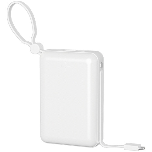 ハイディスク　ＰＤ２０Ｗ　ケーブル一体型モバイルバッテリー　２００００ｍＡｈ　ホワイト　ＨＤ４－ＭＢＴＣ２０Ｗ２ＣＰＤ２０ＷＨ　１個