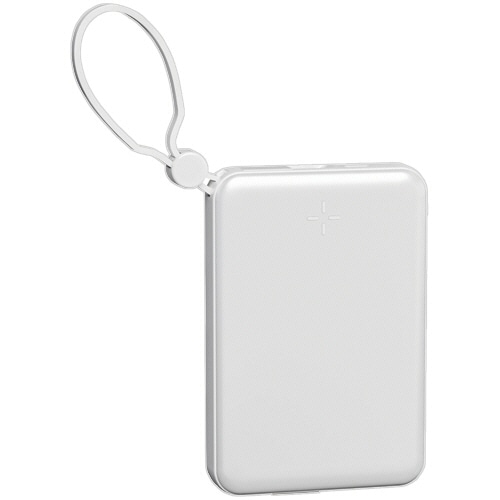 ハイディスク　ＰＤ２０Ｗ　ケーブル一体型モバイルバッテリー　１００００ｍＡｈ　ホワイト　ＨＤ４－ＭＢＴＣ１０Ｗ２ＣＰＤ２０ＷＨ　１個