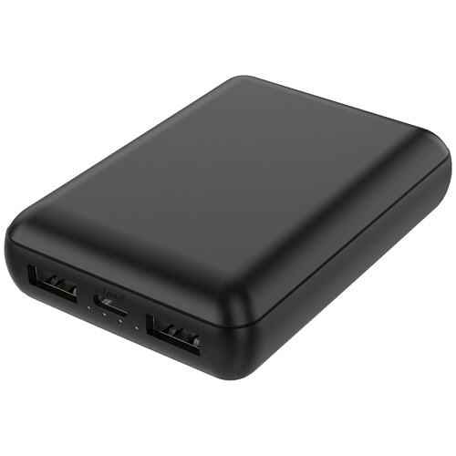 ハイディスク　モバイルバッテリー（ＰＰ袋）　１００００ｍＡｈ　ブラック　ＨＤ４－ＭＢＴＣ１００００ＢＫＰ　１個