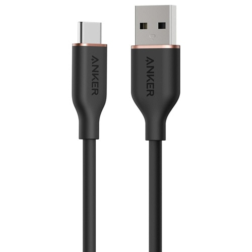 アンカージャパン　ＡＮＫＥＲ　ＵＳＢ－Ｃ　＆　ＵＳＢ－Ａ　ケーブル　Ｆｌｏｗ　０．９ｍ　ミッドナイトブラック　Ａ８５Ｇ１Ｎ１１　１本