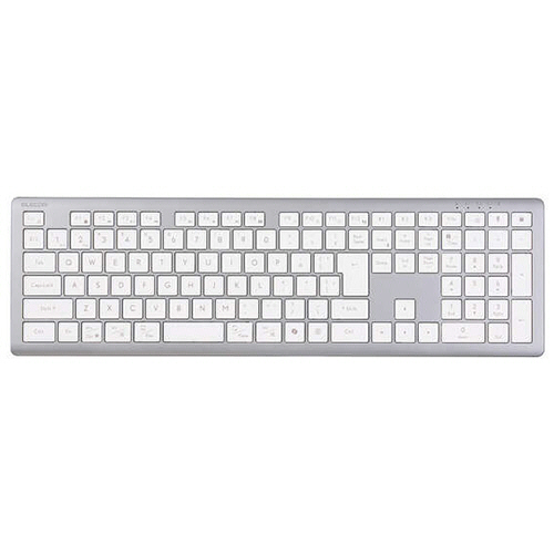 エレコム　ＵＳＢ無線／Ｂｌｕｅｔｏｏｔｈ　薄型フルキーボード　プレシジョニスト　ホワイト　ＴＫ－ＰＮ１０ＦＭＰＷＨ　１台