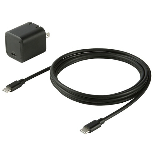 サンワサプライ　ＵＳＢ　ＰＤ対応キューブ型ＡＣ充電器　Ｔｙｐｅ－Ｃケーブル付属　４５Ｗ　ブラック　ＡＣＡ－ＰＤ１０９ＳＥＴＢＫ　１個