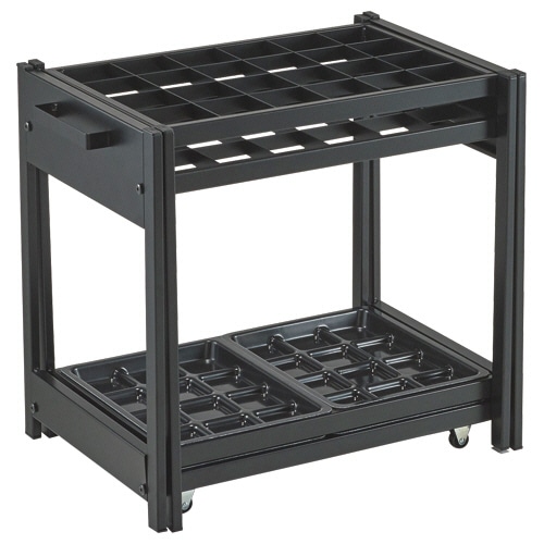 傘立て伸縮式 24-48本用 ブラック 1台