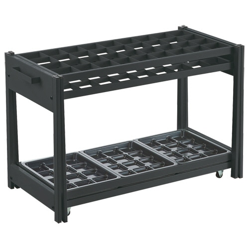 傘立て伸縮式 36-72本用 ブラック 1台