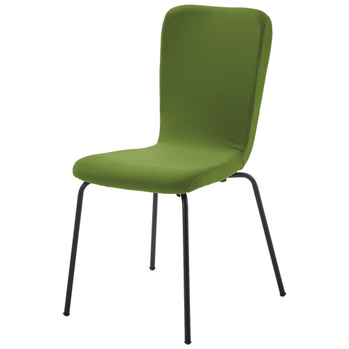 ルガテ ファブチェアBK グリーン HPF0101-024GR 1脚