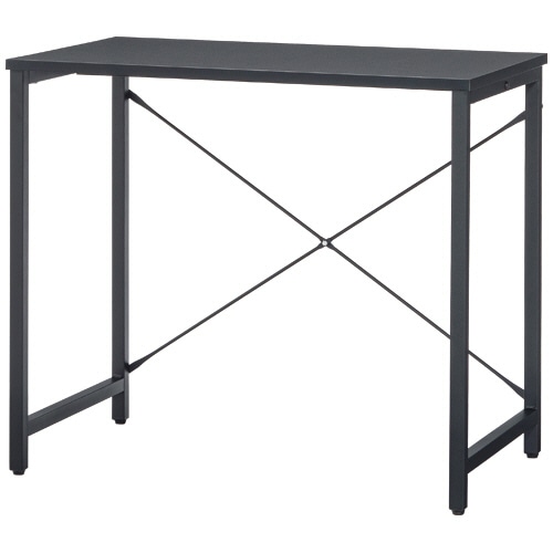 YAMAZEN シンプルデスク ブラック/ブラック MCP-8050R(BK/SBK) 1台