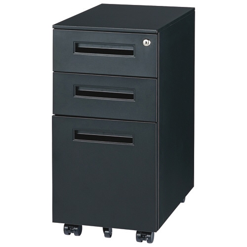 ルガテ シンプルデスクワゴン ブラック HPF0205-300BK 1台