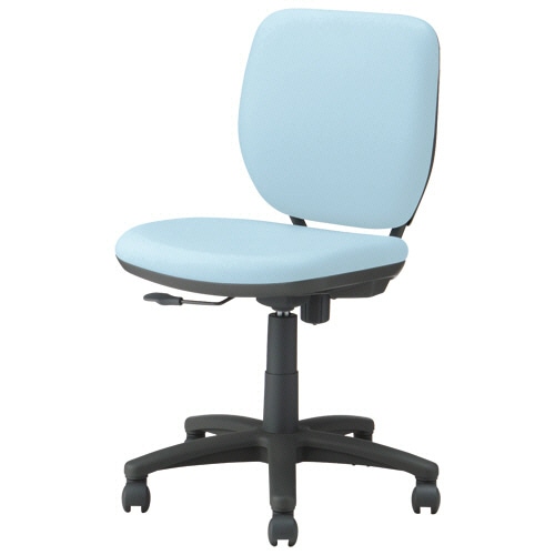 オカムラ VILLAGE VC1チェア 肘なし PVCレザー ライトブルー 8VC11A-PB03 1脚