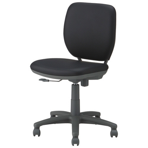 オカムラ VILLAGE VC1チェア 肘なし PVCレザー ブラック 8VC11A-PB08 1脚