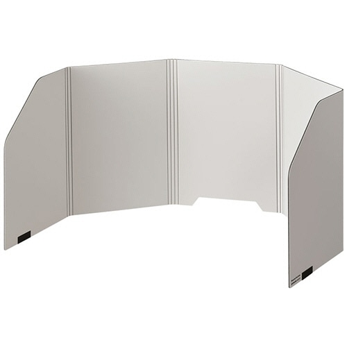 キングジム パーソナルパーティション コンパクトタイプ ライトグレー 8010ライ 1個