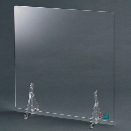 緑川化成工業 抗ウィルスアクリル飛沫防止パーテーション 幅600×高さ620mm MKPT6060 1枚