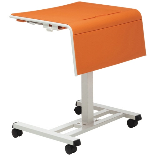 ホームスタイリング SUTI昇降デスク 幅620×奥行550×高さ720-1055mm オレンジ SUTI-720OR 1台