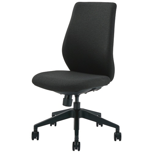 中央可鍛工業 レクチェ ハイバック 肘なし 布 ダークグレー NC-R210(DGY) 1脚