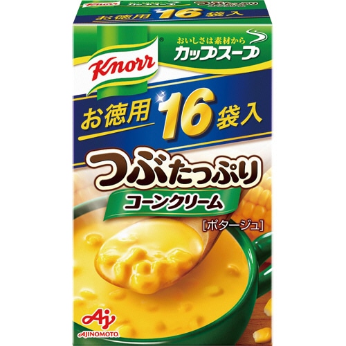 味の素 クノール カップスープ つぶたっぷりコーンクリーム 1箱(16食)