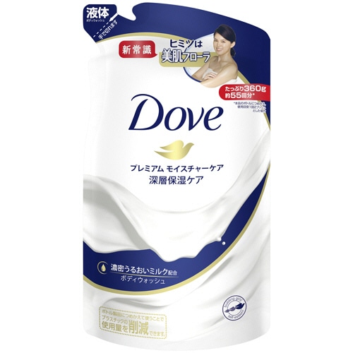 ユニリーバ ダヴ ボディウォッシュ プレミアム モイスチャーケア 詰替用 360g 1個