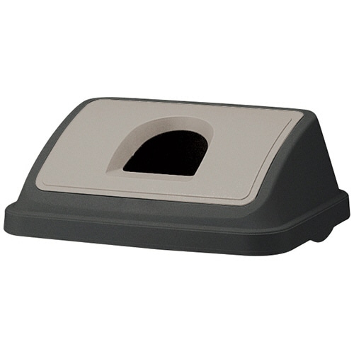 リス　サスティメイド　分類ボックス　角４５型　４７Ｌ　フタ　ワイド　ビン・カン　ブラック　ＧＧＹＣ７８５　１個