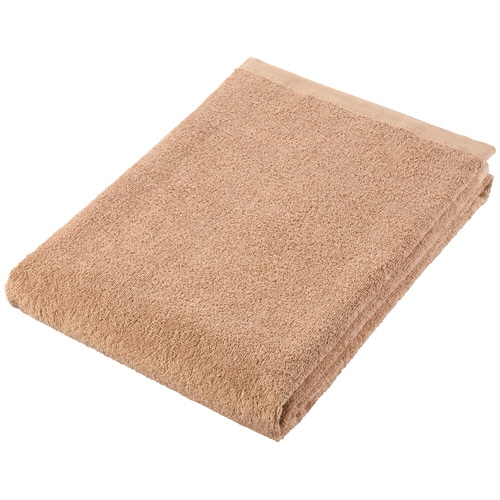 業務用スレン染め大判バスタオル　ベージュ　１０００匁　１枚