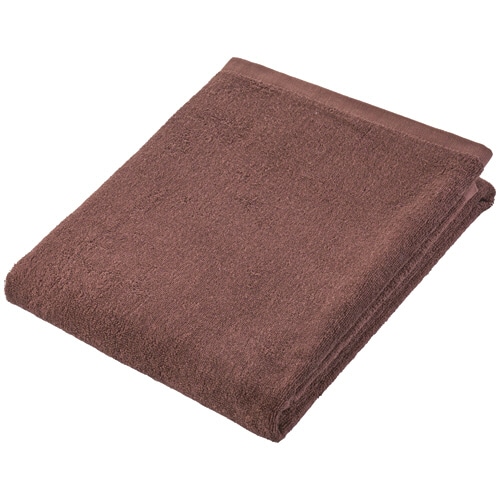 業務用スレン染め大判バスタオル　ブラウン　１０００匁　１枚