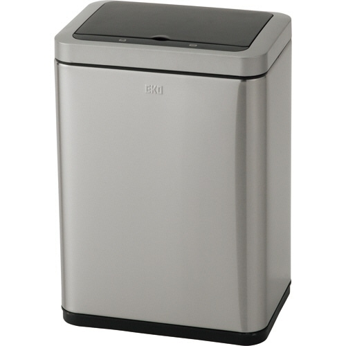 リヨンプランニング EKO センサー付ペール 角型 12L シルバー 1個