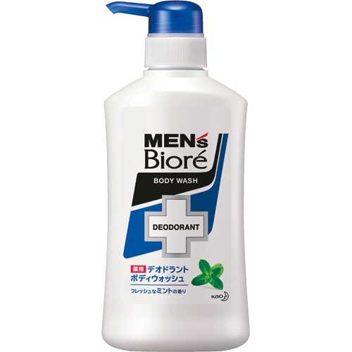 花王 メンズビオレ 薬用デオドラントボディウォッシュ フレッシュなミントの香り 本体 440ml 1本