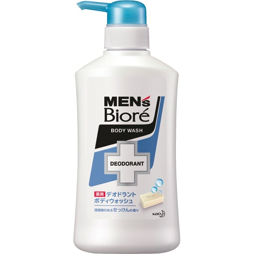 花王 メンズビオレ 薬用デオドラントボディウォッシュ せっけんの香り 本体 440ml 1本