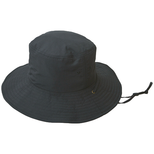 コジット　とびにくい洗えるサファリハット　ブラック　１個