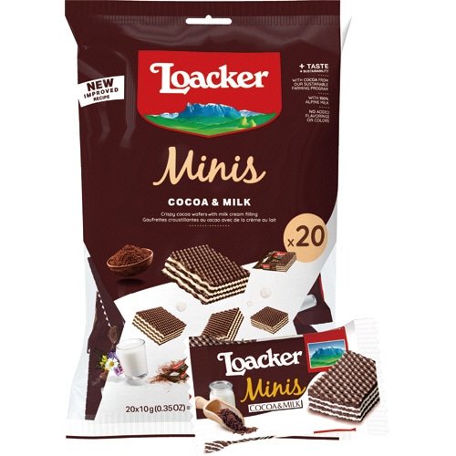 ロアカー ミニーズ ココア&ミルク 200g(10g×20パック) 1袋