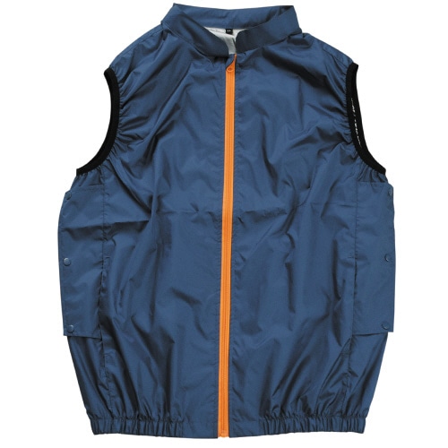 YAMAZEN 空調ウェア KAZEフィット ベスト ネイビー LLサイズ AWS3V-LL NV 1着