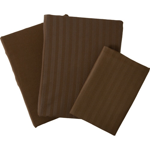 アクア ナイスデイ ホテルタイプ布団カバー3点セット ベッド用 シングル ブラウン 1セット