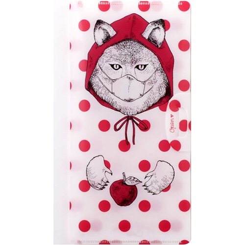 ヒサゴ マスク&ティッシュケース オオカミ UTM002 1個