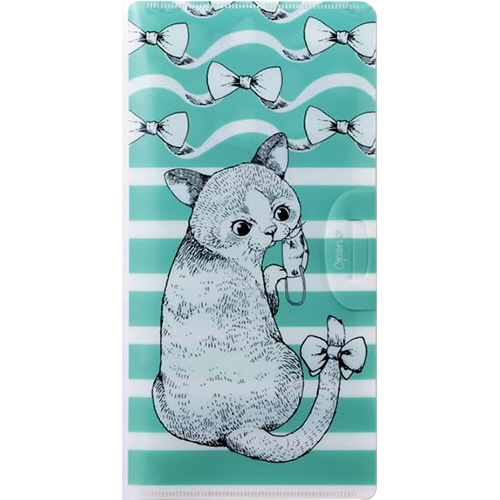 ヒサゴ マスク&ティッシュケース ネコ UTM004 1個