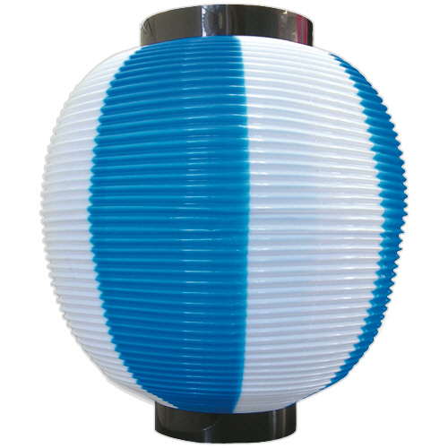 Ｐ・Ｏ・Ｐプロダクツ　ポリ提灯　九寸丸　８８７９　青白　００９１１２６４３　１個