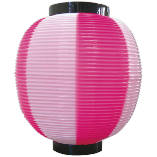 Ｐ・Ｏ・Ｐプロダクツ　ポリ提灯　九寸丸　８８８１　桃白　００９１１２６４５　１個