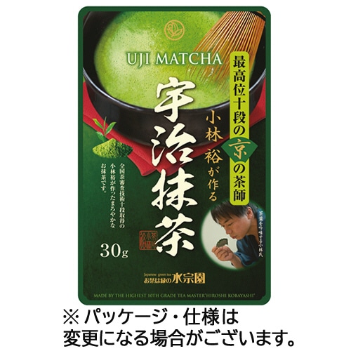 水宗園本舗　最高位茶師十段　宇治抹茶　３０ｇ　１袋