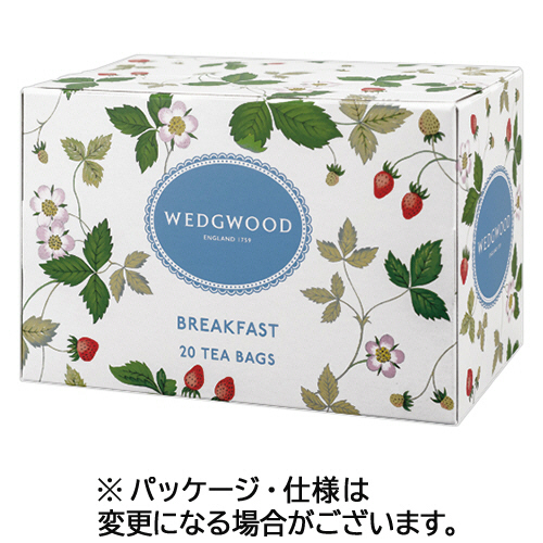 フィスカースジャパン　ウェッジウッド　ブレックファスト　ティーバッグ　１箱（２０バッグ）